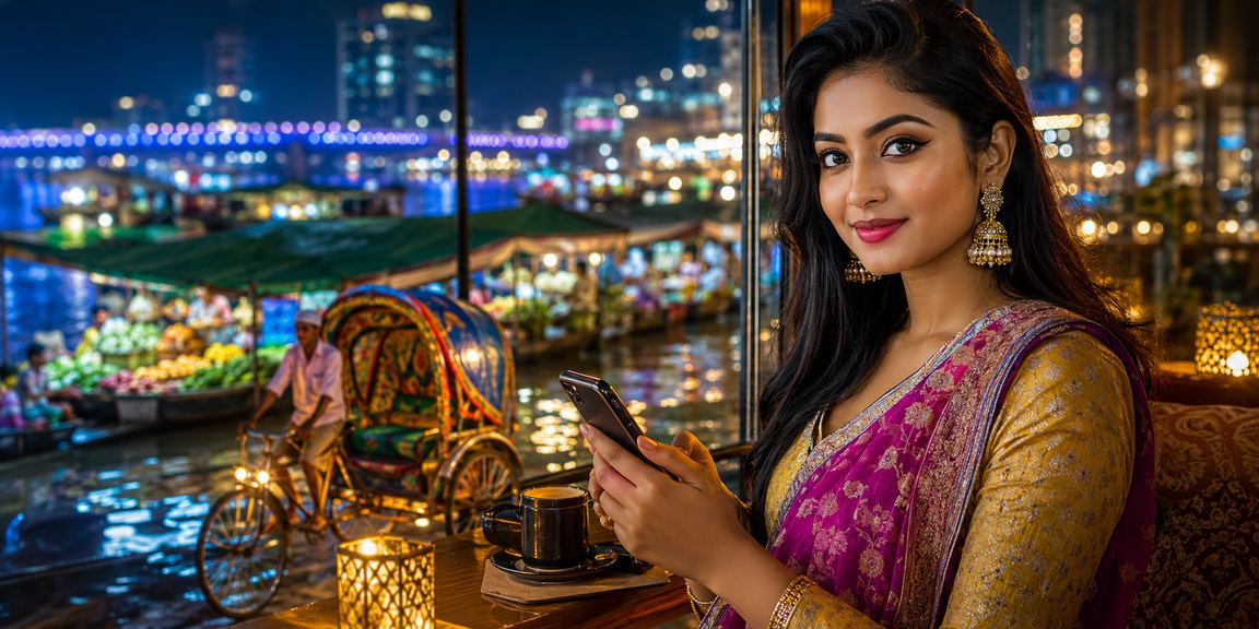 ঢাকার ব্যবহারকারী মোবাইলে অনলাইন বেটিং উপভোগ করছেন