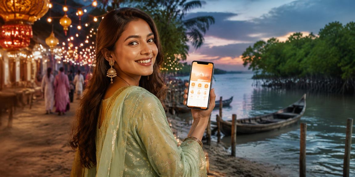 খুলনায় ঈদ উৎসবে মোবাইল পেমেন্টের মাধ্যমে লেনদেন